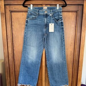MOTHER Mid Rise Maven Sneak jeans